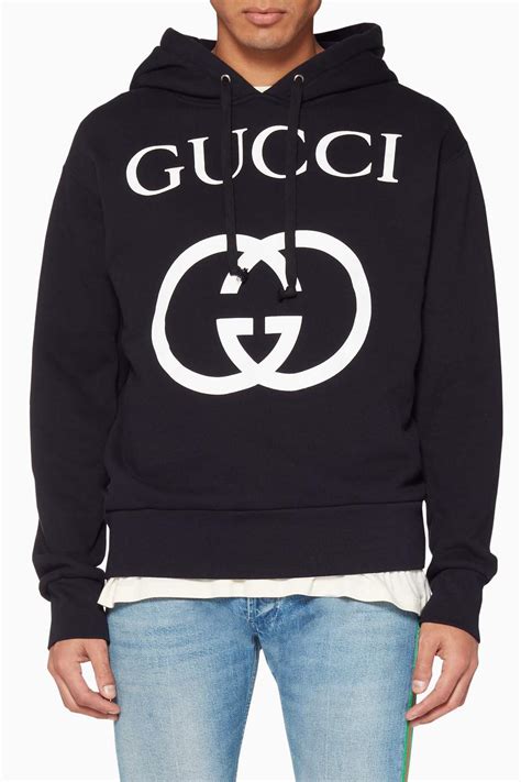 men black gucci hoodie|gucci oversized hoodie.